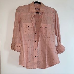 Sherry Cervi by Resistol Pink Button Up
